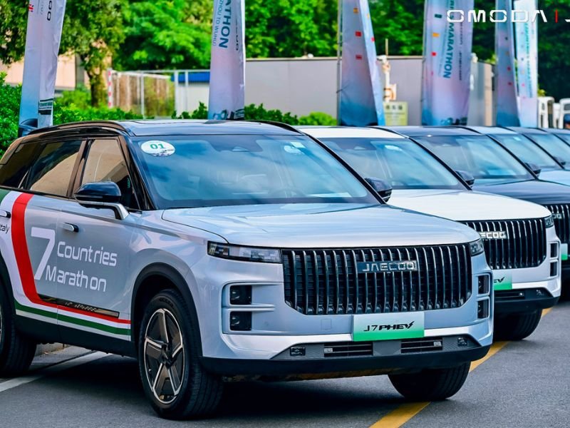 J7 PHEV ATINGE MARCA DE BAIXÍSSIMO CONSUMO DE COMBUSTÍVEL COM DESEMPENHO DE ALCANCE ESTENDIDO