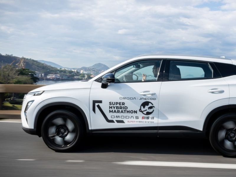 MARATONA OMODA COMPROVA EFICIÊNCIA E TECNOLOGIA DOS NOVOS OMODA 5 E OMODA 7 COM AUTONOMIA ACIMA DOS 1.300KM