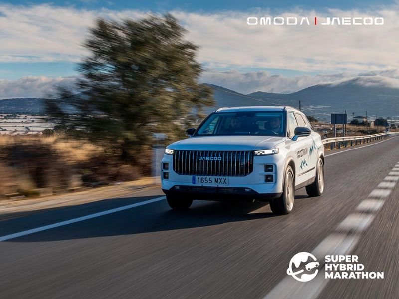QUILOMETRAGEM COMPLETA DE 1.236 KM! JAECOO 7 SHS QUEBRA LIMITES DE DIREÇÃO NA ESPANHA, DEFININDO NOVOS PATAMARES PARA A MOBILIDADE HÍBRIDA